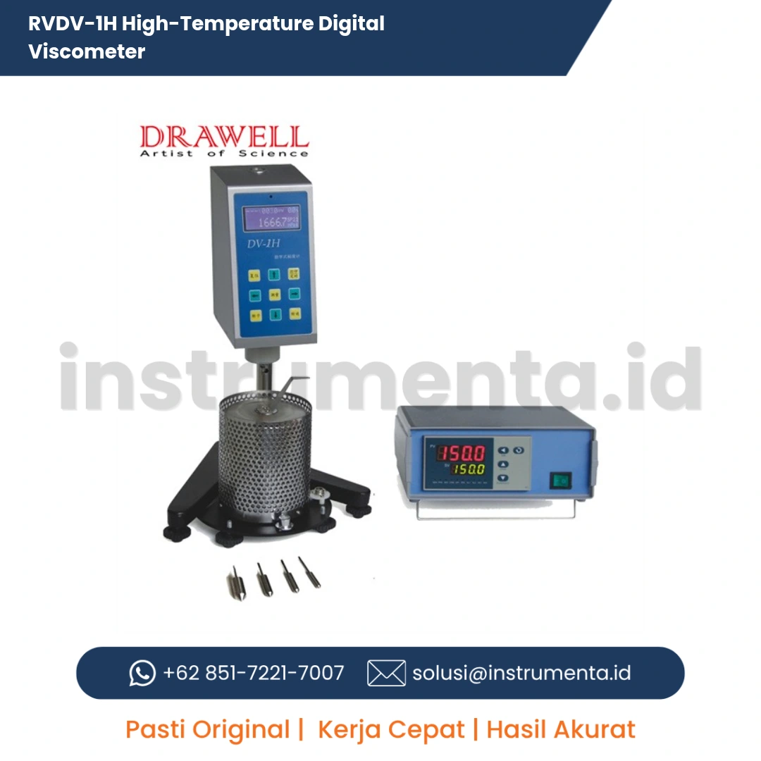 Jual RVDV-1H High-Temperature Digital Viscometer Distributor Resmi Alat Pengukur Viskositas Suhu Tinggi